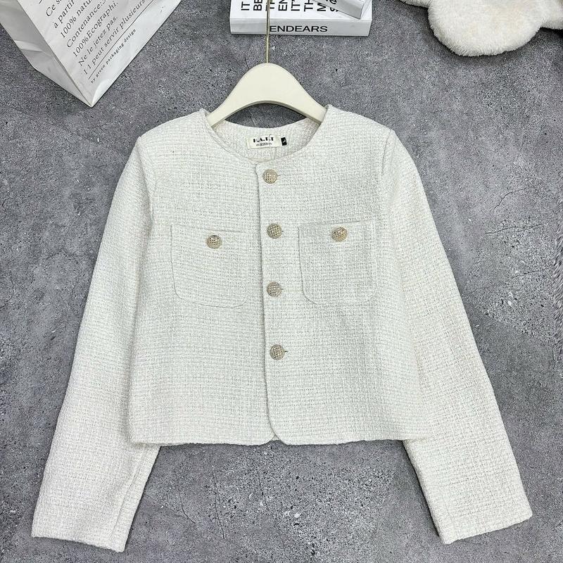 M3-Áo khoác dạ swteed dáng croptop Cổ Tròn Nữ Women