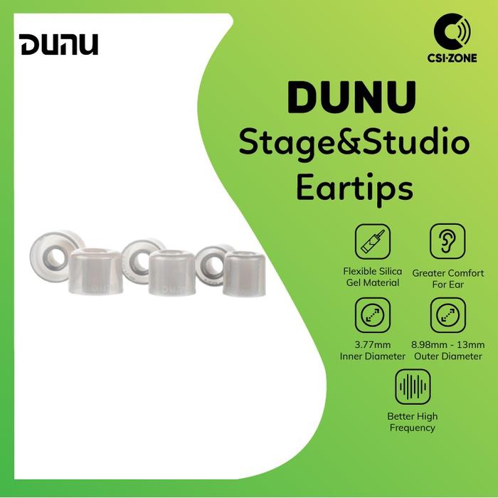 Gambar DUNU S&S / Stage & Studio Flexible Silica Gel Eartips Replacement dari CSI-ZONE Kota Tangerang Selatan Tokopedia