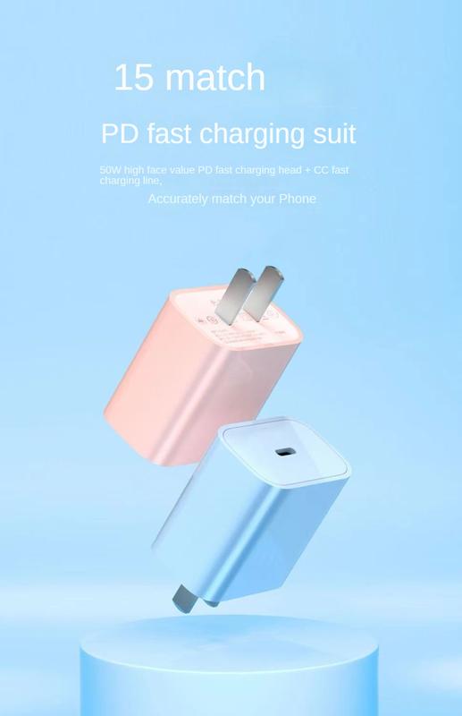 Product Introduction of Charger Pd30w Charging Plug for Iphone15/14/13/12promax Fast Charge Data Cable 0
