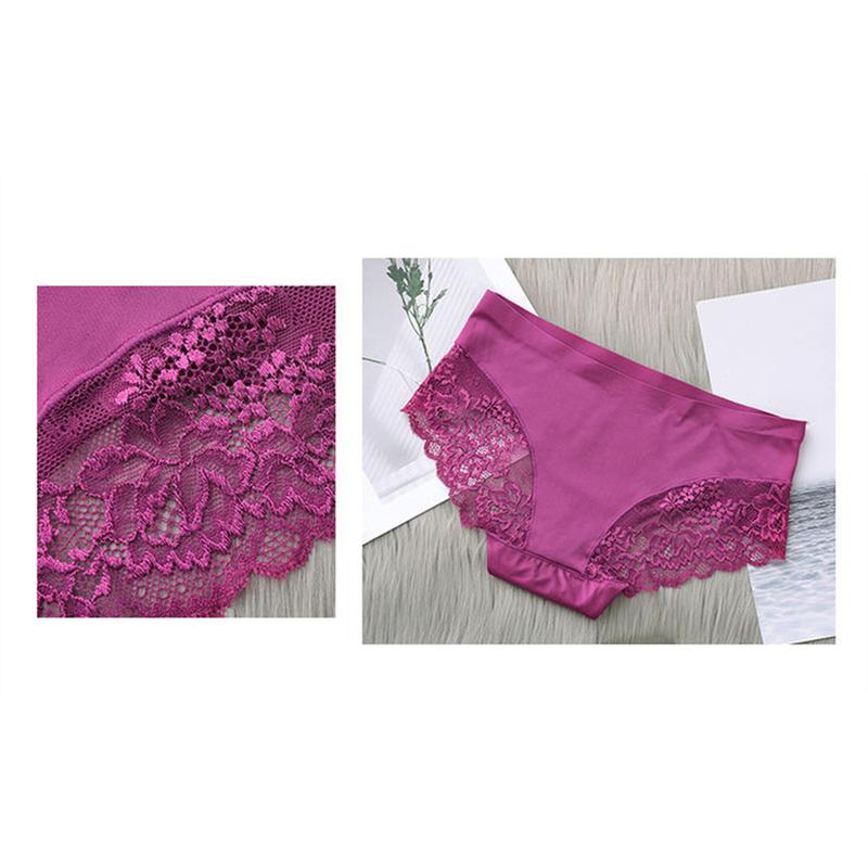 Product Introduction of Quần Lót Ren Cho Nữ, Cạp Thường, Mềm Mại Và Ấm Cúng, Quần Lót Nữ, Thân Thiện Với Làn Da, Thoải Mái Và Thoáng Khí, Quần Sịp, Thiết Kế Khoét Lỗ Thích Hợp Cho Đồ Lót Nữ Lịch Voi 26