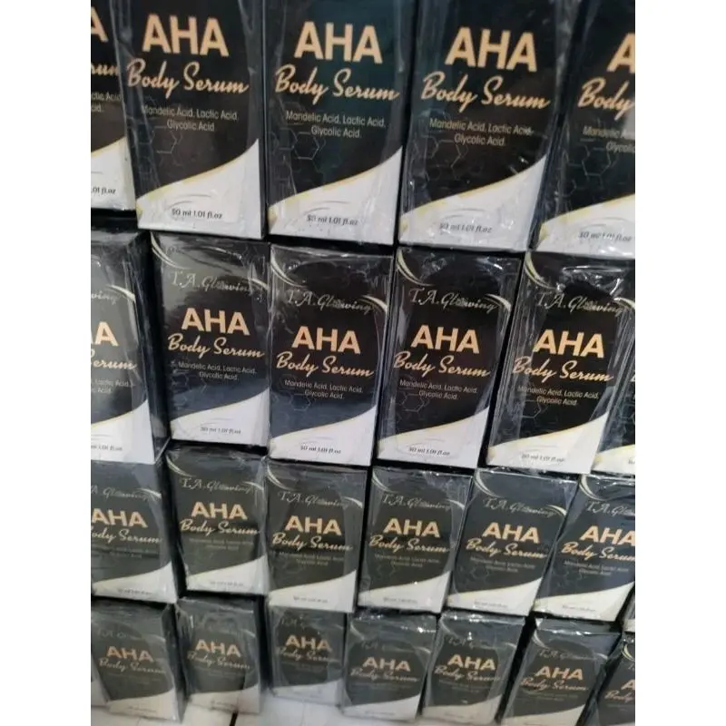 AHA BODY SERUM Campuran lotion TA Mencerahkan Tubuh Pencerah Memutihkan Mengencangkan 4