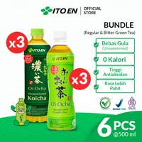 Gambar ITO EN  Paket Koicha 500 ml 3 Pcs & Oi Ocha 500 ml 3 Pcs - Bundle Mix Teh Hijau Jepang Tanpa Gula dari ITO EN Indonesia Kota Administrasi Jakarta Pusat 1 Tokopedia