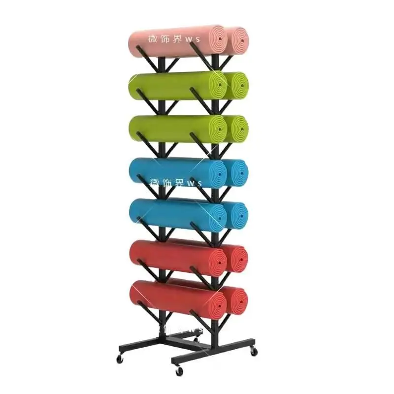 Gía để thảm yoga, kệ treo thảm, Giá Đựng Thảm Tập Yoga Tiết Kiệm Không Gian Tiện Dụng,giá treo đồ tập đa năng