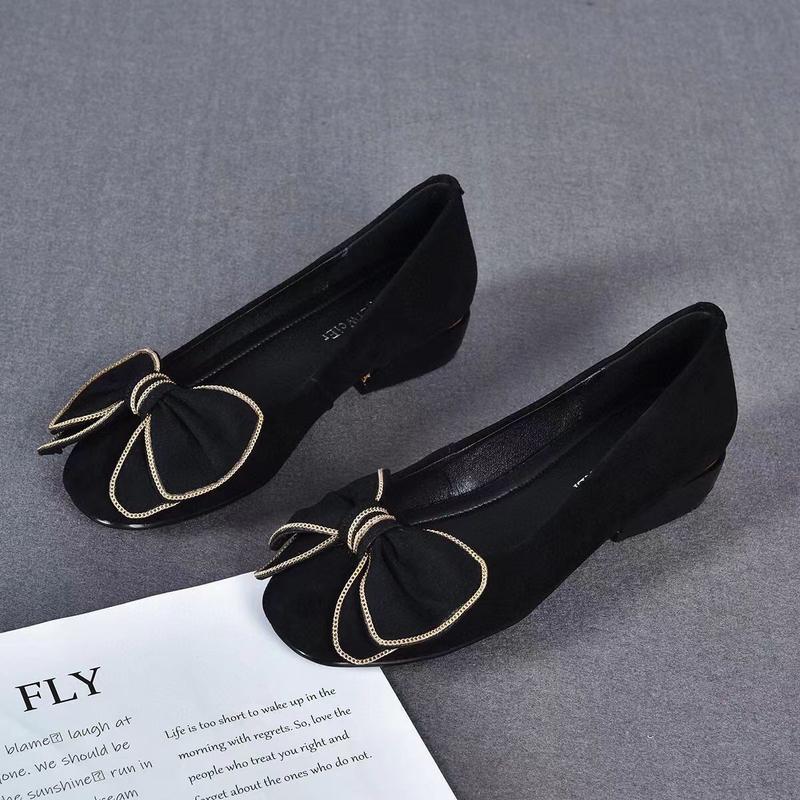 Product Introduction of Giày Nữ, Cắt Thấp, Đế Bằng, Da Mềm Thật Thắt Nơ, Hàng Mới Về 2024, Dễ Phối Đồ, Da Mềm Lì, Thích Hợp Cho Mùa Hè, Da Thật Shoes 5