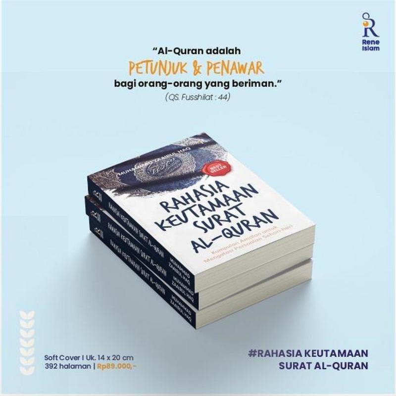 Buku Rahasia keutamaan Al-quran - Soft Cover kitab quran Alquran 1