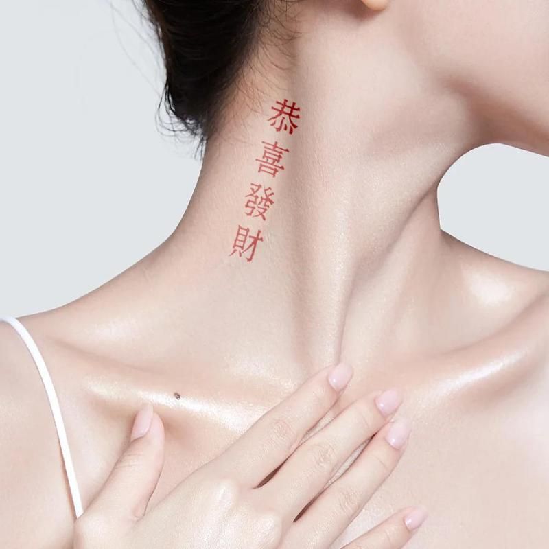 Product Introduction of Tattoo Sticker Disposable Temporary Tattoo Waterproof Lasting Traditional Chinese Style Fake Tattoo Stickers 25
