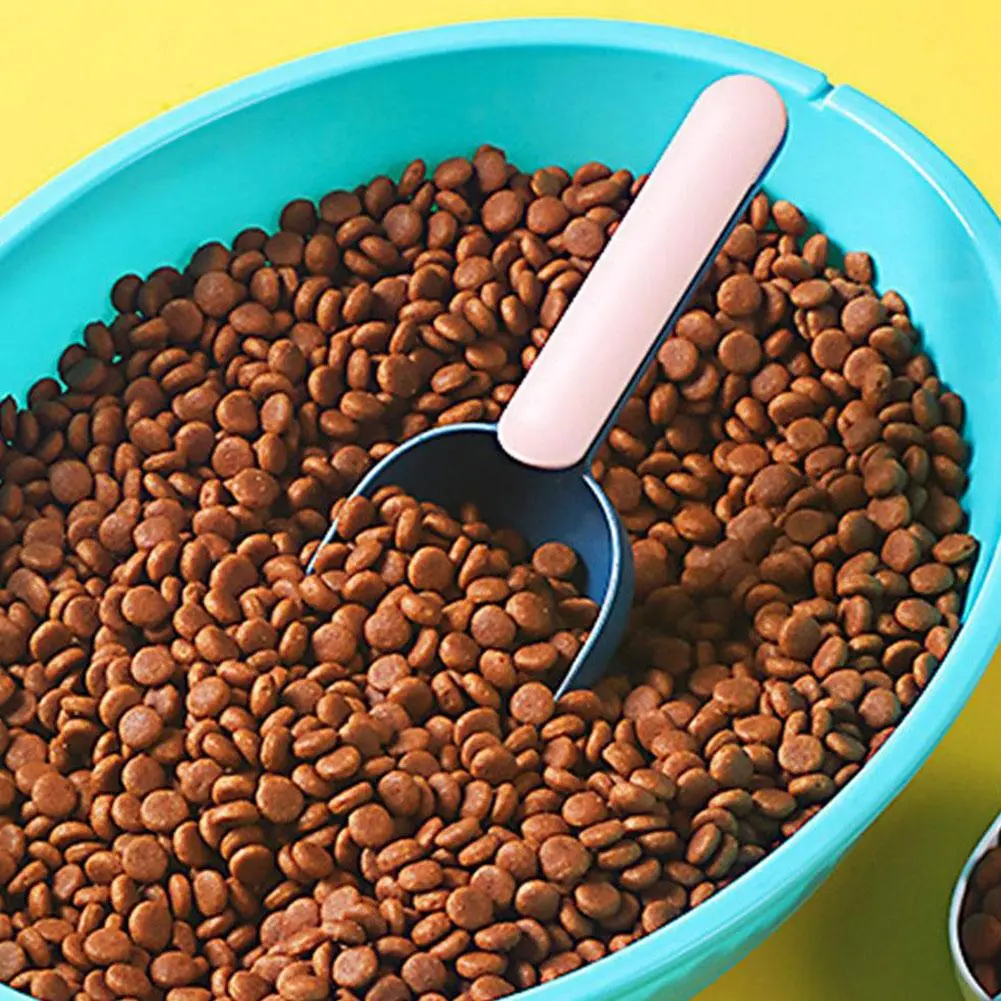 Pet Feeding Spoon Dog Food Cat Food Spoon With Sealing Clip Measurement Spoon Pet Supplies Around Cat Feeding Utensils