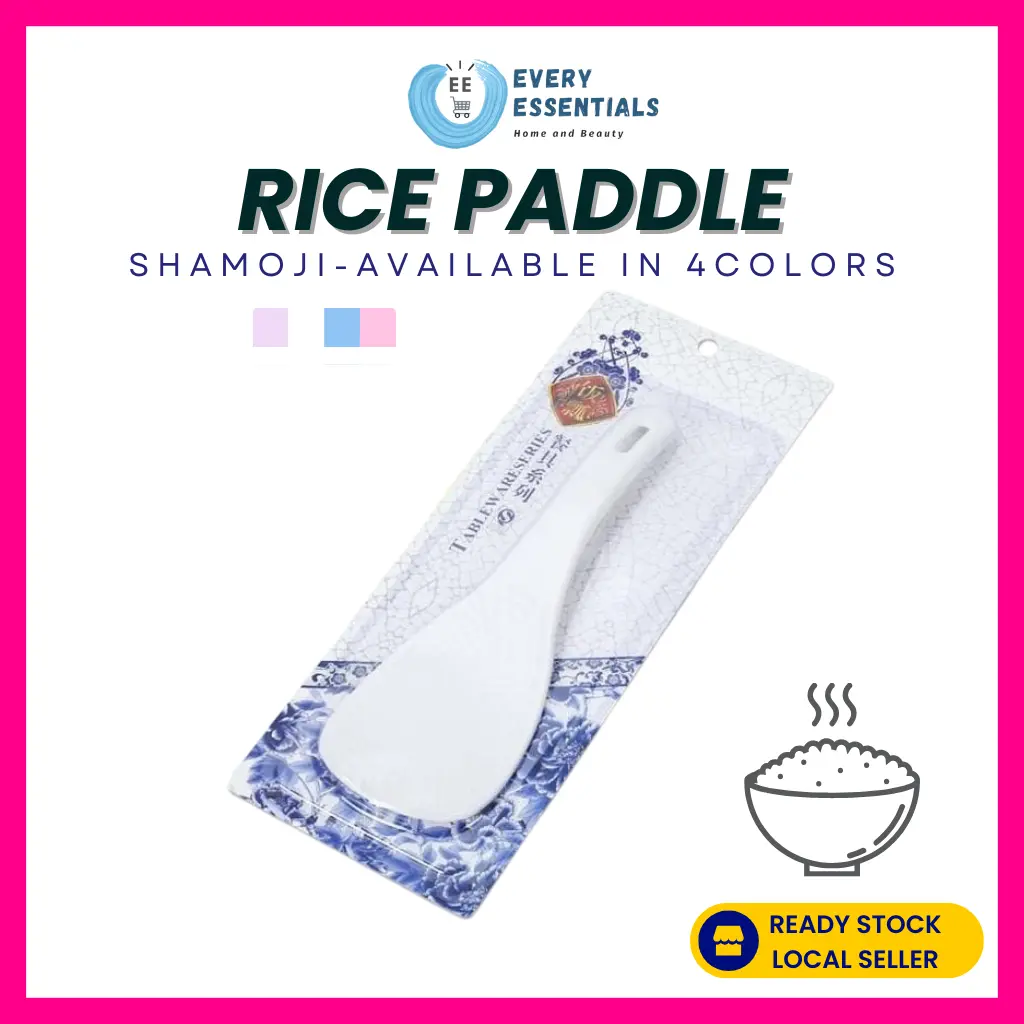 <SGINSTOCK> Rice paddle , Shamoji - For Scooping, mixing, and serving rice