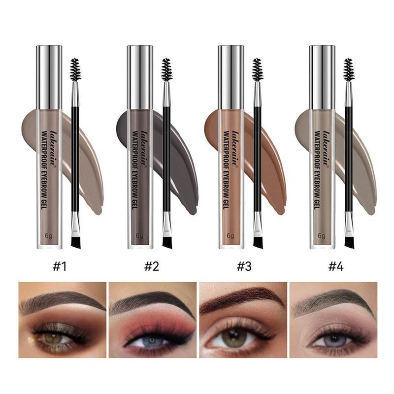 Product Introduction of Lakerain Waterproof Eyebrow Gel Long Lasting Liquid Eyebrow Tatoo Makeup Set Smooth Brow Gel 32