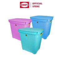 Gambar SHINPO Keranjang Pakaian Primrose 37 x 47 x 47 CM Storage Organizer Basket SIP-618 - Violet dari SHINPO Kota Administrasi Jakarta Barat 1 Tokopedia