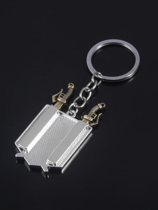Anime Design Keychain, Metal Wing Design Keychain for Men & Women, Trendy All-match & Exquisite Keychain for Birthday Gift 8