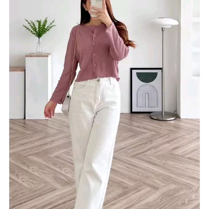 Study_Storee•Cardigan Crop Wanita//Cardigan Wanita Polos 4
