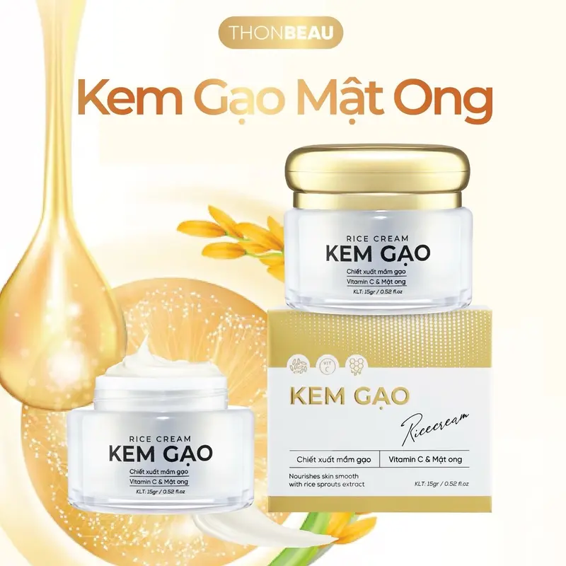 Kem Gạo Mật Ong - Làm Đẹp Da 4