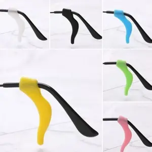 Ear hook penahan kacamata hook kacamata silikon panjang nyaman simpel - Kuning