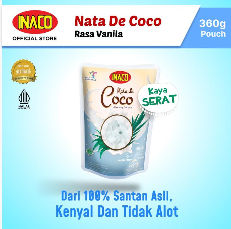 INACO Nata De Coco 360 gr Pouch 1