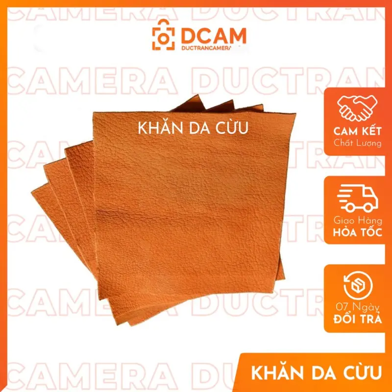 Khăn lau lens da cừu (Da cừu thật 1oo%) 0