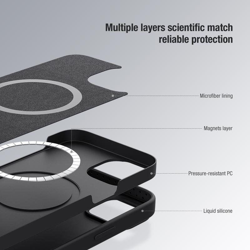 Case iPhone 14 Pro Max Plus CamShield Silky Camera NILLKIN Magnetic Casing 4