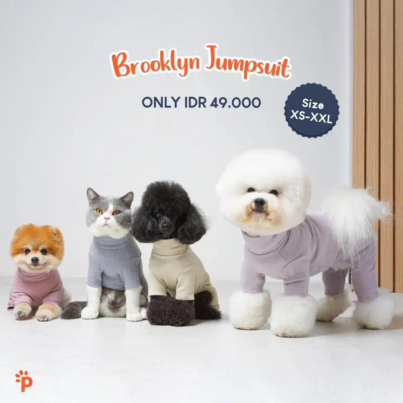Pawlovin - Baju Kucing & Anjing Brooklyn Jumpsuit