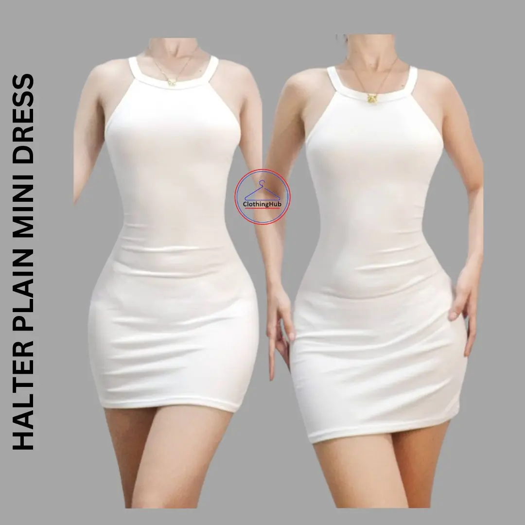 Clothinghub Halter Plain Mini Dress Cotton Spandex Free Size Small to Medium fit size Casual Sexy Womenswear Asymmetric Comfortable Cute Elegant Fitted Skirt Sleeve Square Neck Lingerie Summer Red Skinny Sleeveless Slim - Clothinghub Halter Plain Mini Dress Cotton Spandex Free Size Small to Medium fit size Casual Sexy Womenswear Asymmetric Comfortable Cute Elegant Fitted Skirt Sleeve Square Neck Lingerie Summer Red Skinny Sleeveless Slim -