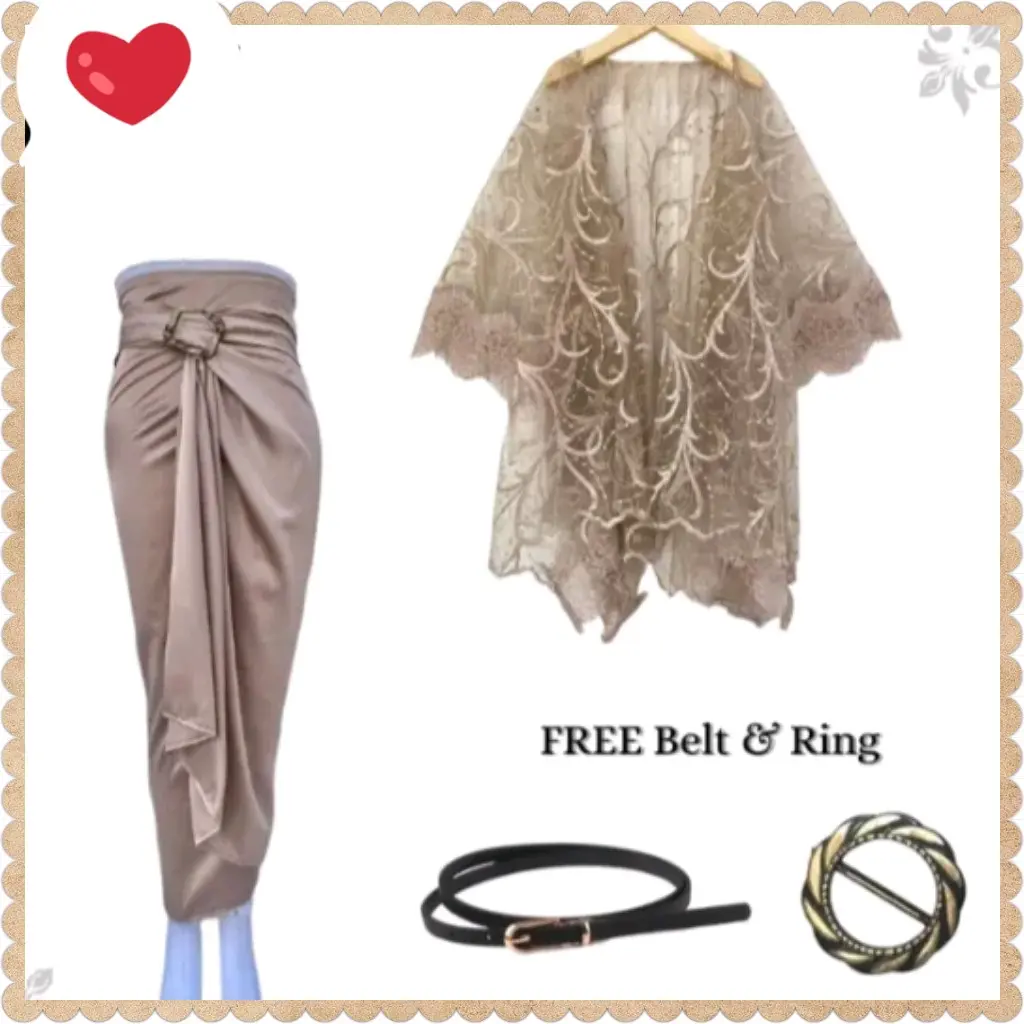 SET VIRAL CARDY OUTER BROKAT ROK LILIT CARDY TULE
