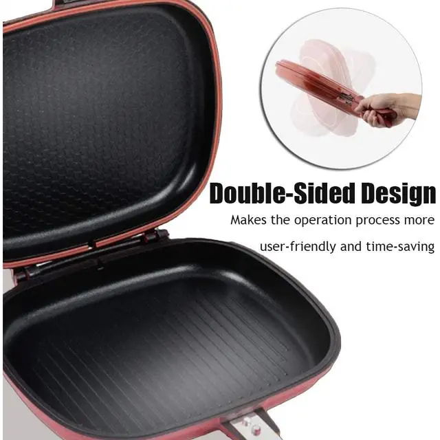 Panggangan Double Pan HAPPY CALL dan SUGGO Jumbo Size 32cm teflon 4