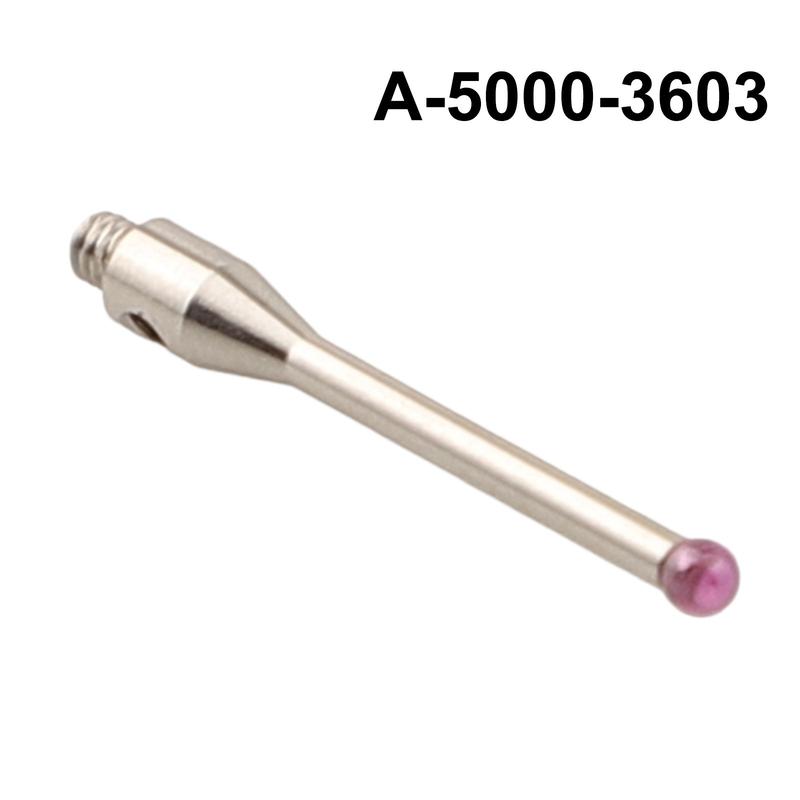 CMM Probe Stylus Ø2mm Ball M2 Thread Stainless Steel Stem L20mm A-5000-3603 5