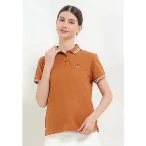 Hush Puppies Kaos Polo Wanita FOLIA POLO Camel LA28412CM