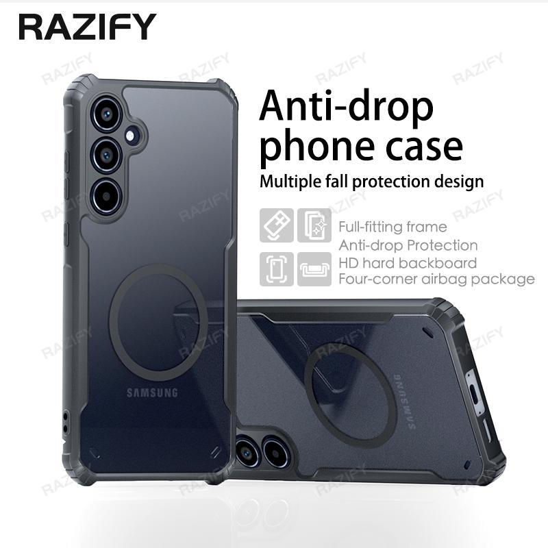 เคสแม่เหล็กดึงดูด, Razify, สำหรับ SAMSUNG A55, A35, A25, A24, AO4S, AO5S, A06, A14, A15, A16, A34, A