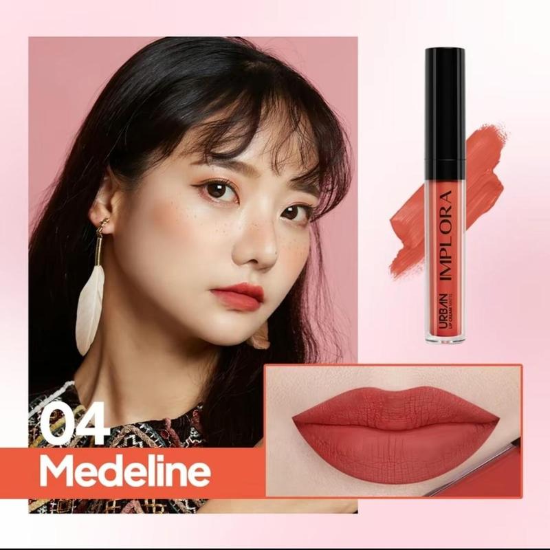 IMPLORA Urban Lip Cream Matte - Pewarna Bibir Tahan Lama - Brown sugar 6