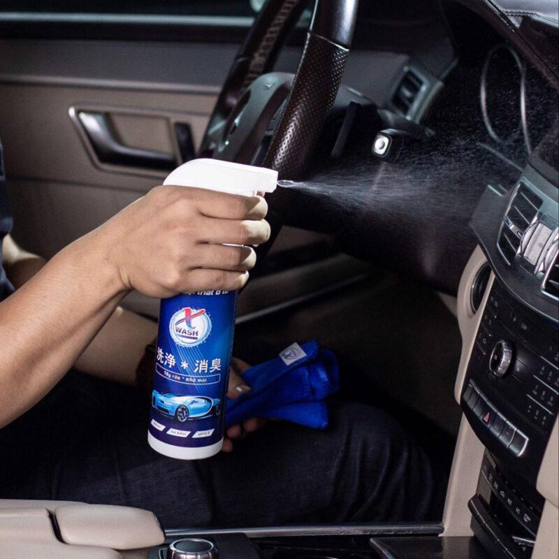 Car Interior Cleaning Spray Xwash Clean Leather Seats Car Ceiling Deodorize Antibacterial Car 1