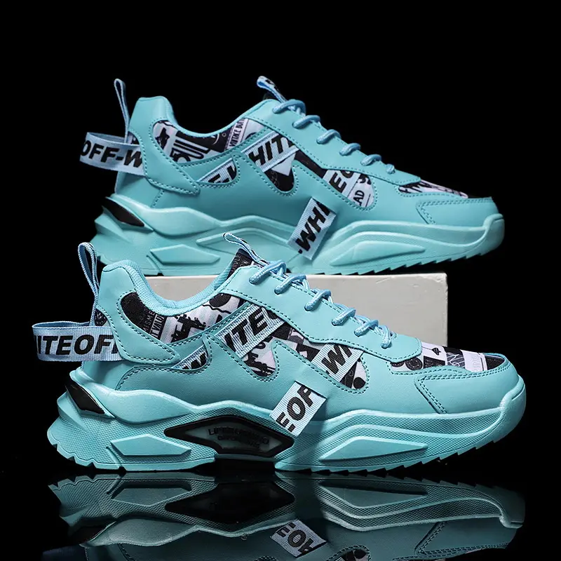 Hot Internet celebrity hot men's shoes new dad shoes men's ins trendy shoes thick-soled height-enhancing sports shoes running shoes