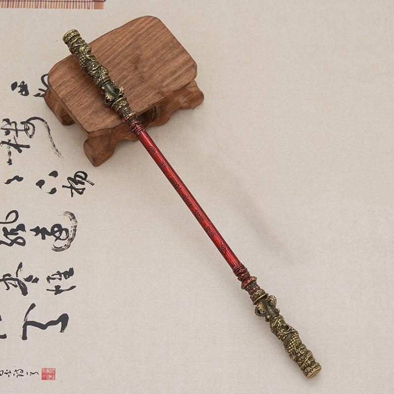 Product Introduction of 22cm Black Myth WuKong Game Ruyi Golden Cudgel Metal Handicrafts Sun Wukong Monkey King  Game Peripherals Children's Toys 24