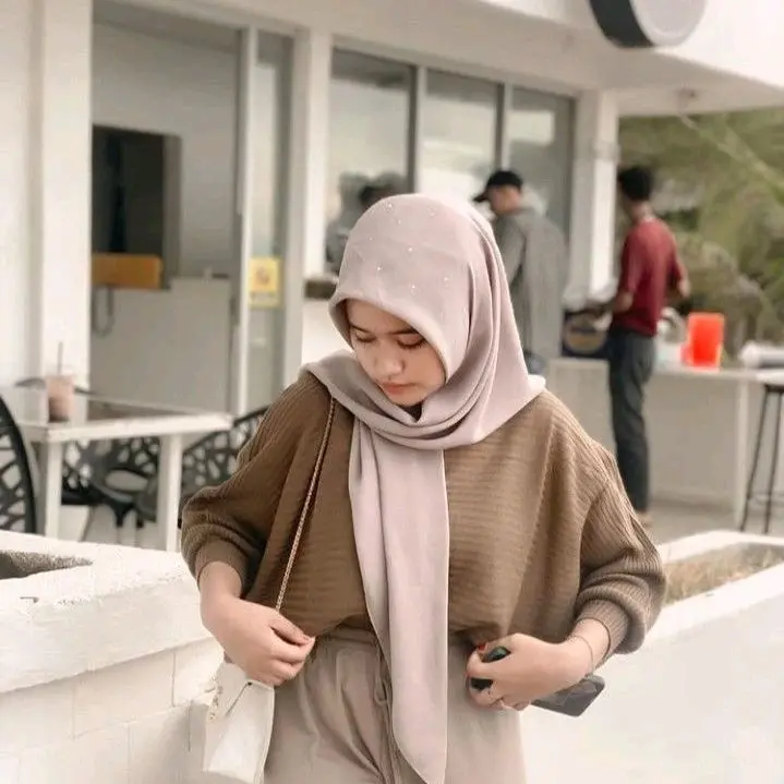 lasperal bluss Batwing real rajut berkualitas jumbo all size fit L Crew Neck 5