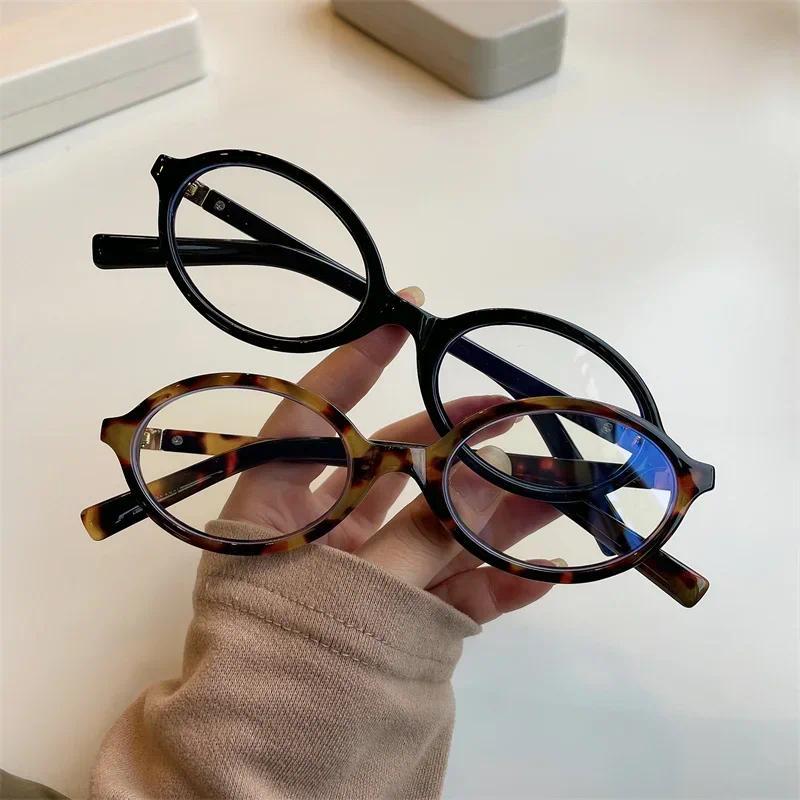 Product Introduction of Y2K Girls Retro Oval Frame Glasses Women Female Ins Sweet Cool Eyeglasses Fashion Accessories 13