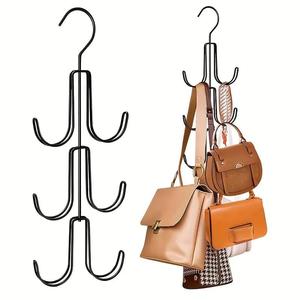 Stainless Steel Bag Hanger, Multi-layer Bag Storage Rack, Bag Organizer, Space Saving Bag Hanger, Multifunctional Clothes Hanger