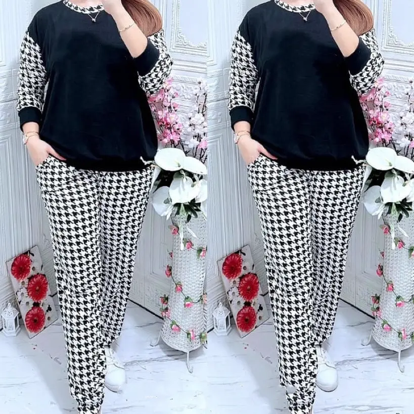 2580 COD SETELAN PP BABYTERRY WANITA|SETELAN CELANA PANJANG |ONE SET PP WANITA|SETELAN JUMBO LD120-130