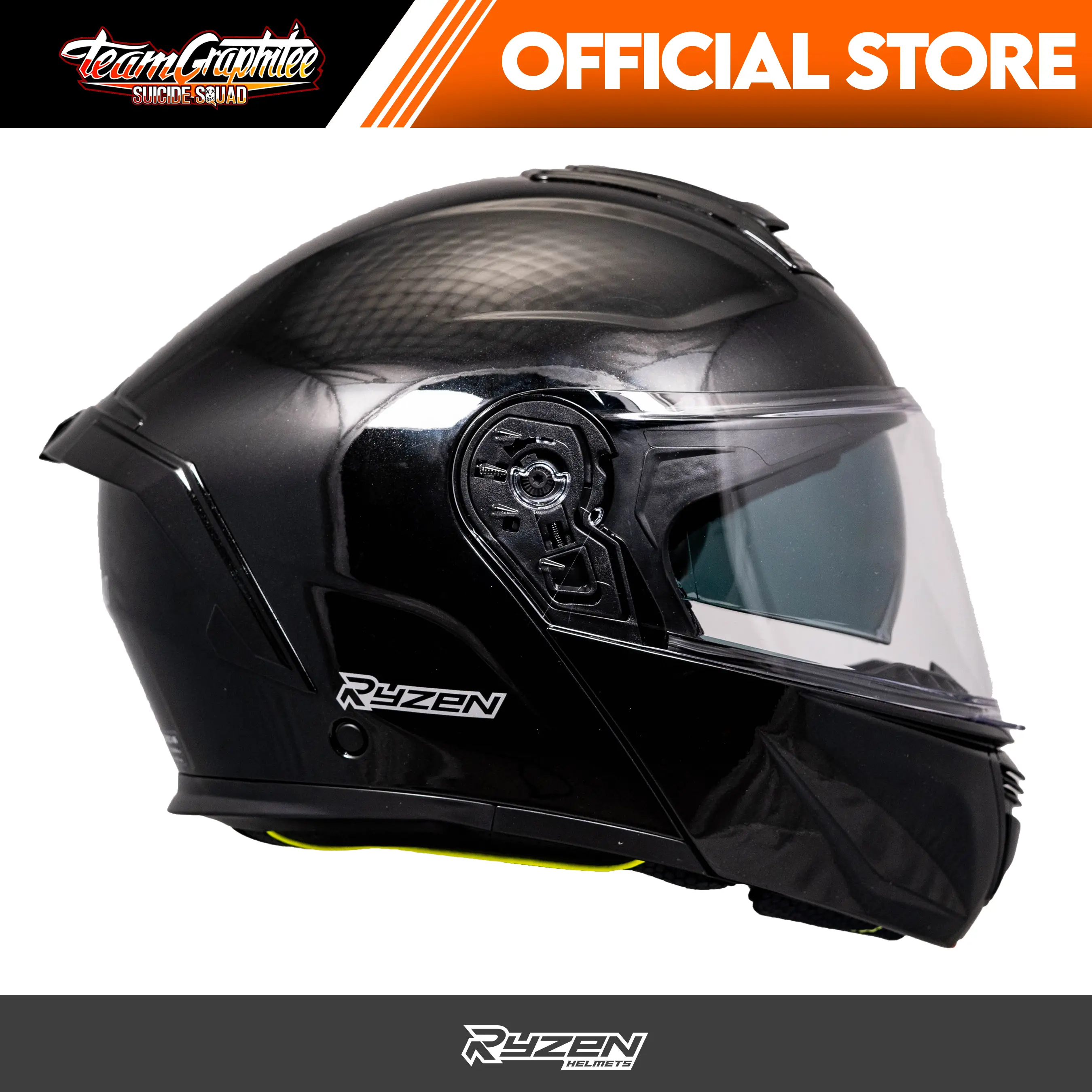 RYZEN ZX-600V Mono Color Full Face Dual Visor Helmet - TikTok Shop