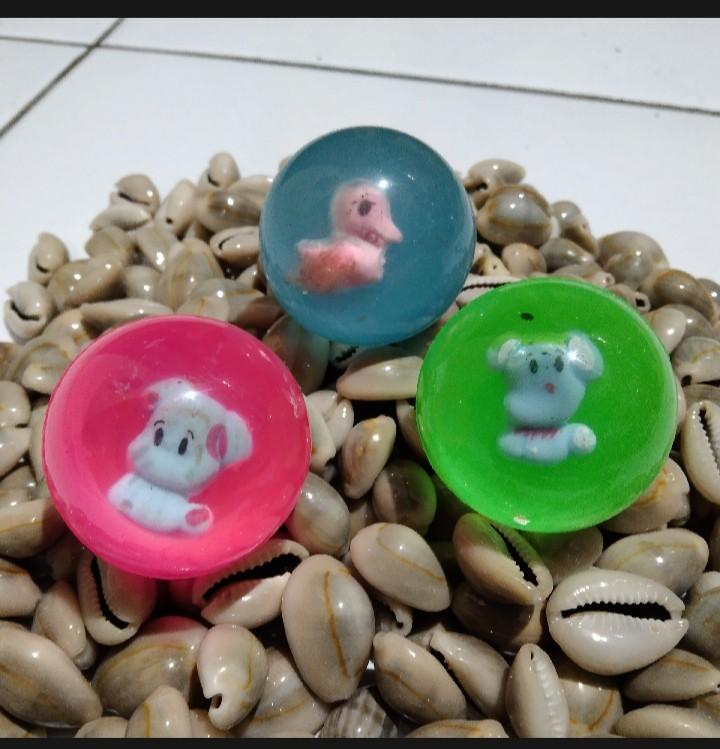 Mainan Bola Bekels Pull Set 10 biji kerang Asli Toys Hadiah