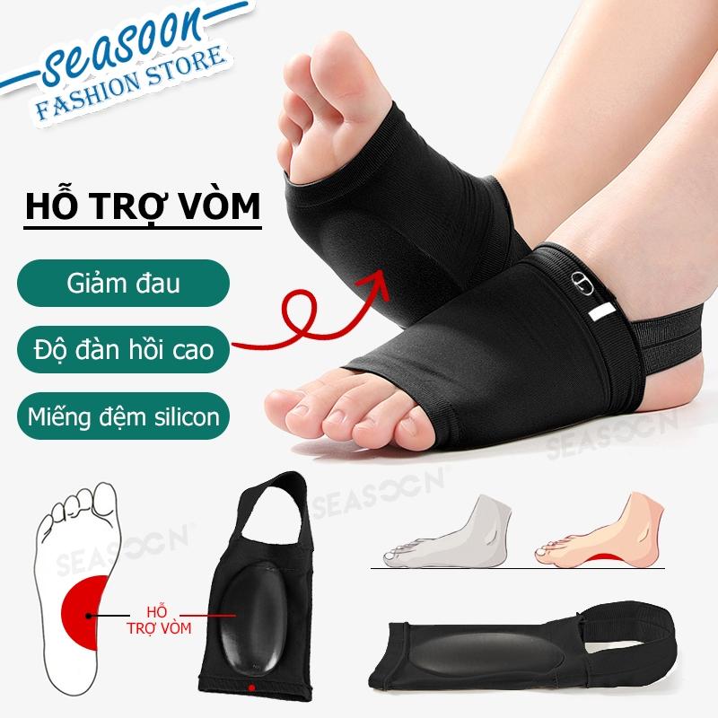 Đệm Chân Hỗ Trợ Vòm Chỉnh Hình, Chất Liệu Gel Silicon, Cho Bàn Chân Phẳng, Giảm…
