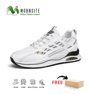 Sepatu Sneakers Pria Olahraga White Series Terbaru Sepatu Outdoor Joging Running Sport Best Quality