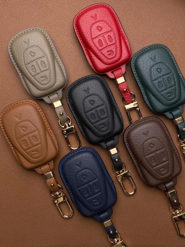  Bao da chìa khóa Ô Tô VinFast VF6 VF7 VF8 VF9 Vfe34 - Da Bò Togo Chất Lượng Cao Bảo Vệ Smartkey Hiệu Quả Móc Khóa Miễn Phí 7 Màu Sắc Lựa Chọn 