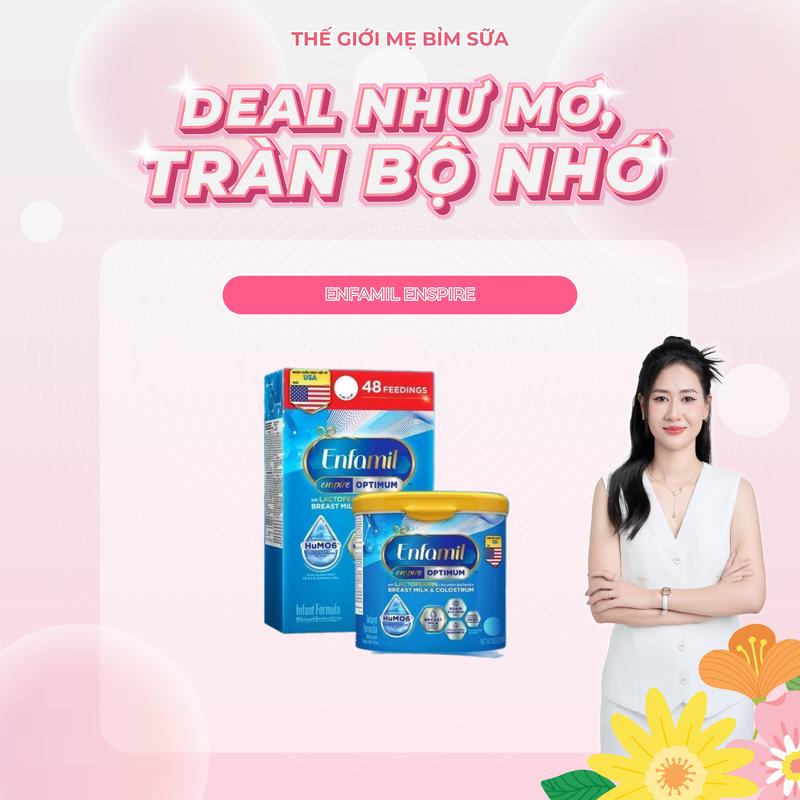 [TGMBS] S07001 Sữa enfamil enspire date xa đầy đủ tem phụ cho bé DATE T6/2026