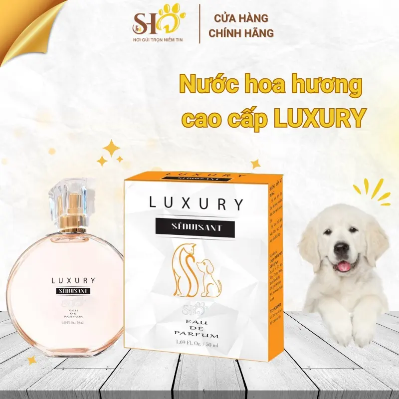 Nước Hoa Cao Cấp Cho Chó Mèo LUXURY SHD 50ml