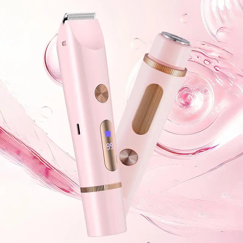 Electric Hair Trimmer, 1 Count Portable Rechargeable Hair Removal Tool for Women, Gentle Hair Removal Machine for Underarm, Bikini, Body, Face, Leg, Eyebrow 0