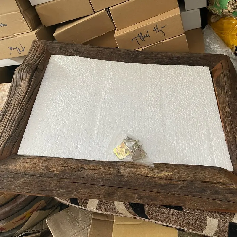 Gương Soi bằng gỗ lũa 45 cm x 60 cm ( giá chỉ 1 cái gương) Trang Trí Nhà 8