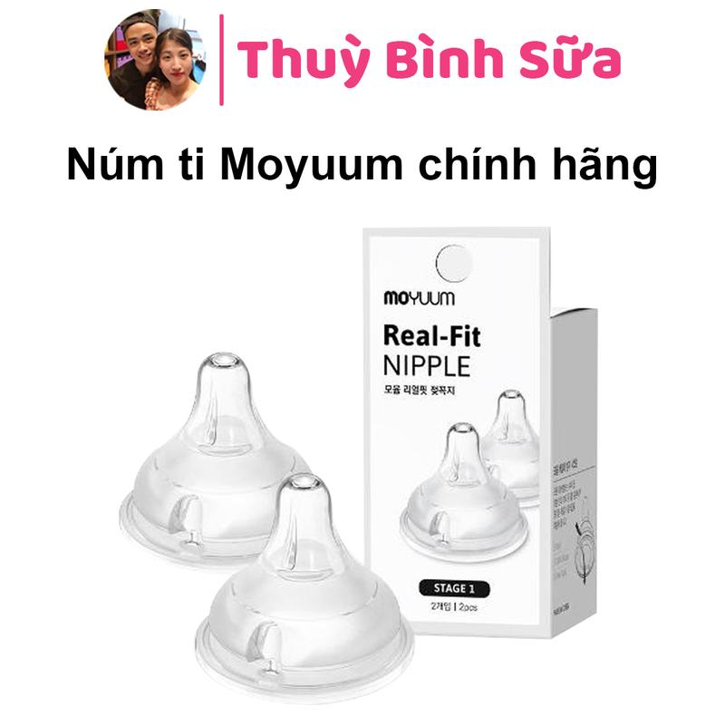 Núm ty bình Moyuum chính hãng size 1/2/3/4