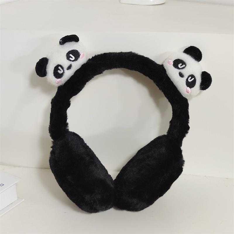 Product Introduction of Plush Hairband Cartoon Panda Claw Clip Updos Hair Clip Girl Kids Ponytail Holder 13MC 8