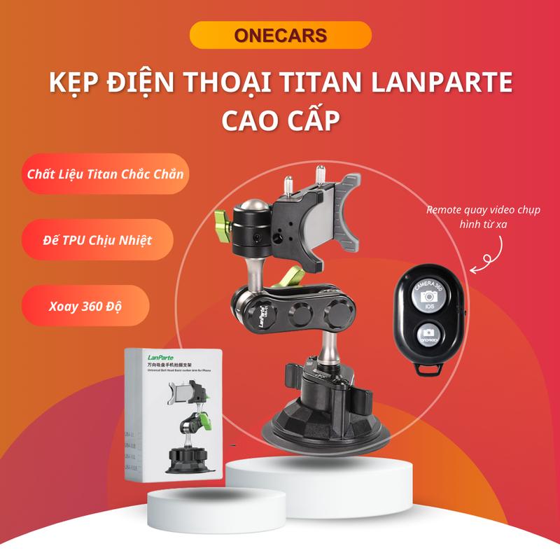 Giá Đỡ Điện Thoại Titan Lanparte Trên Ô Tô Cửa Hít Kính Giá Kẹp Điện Thoại Đa Năng Gắn Taplo Kính