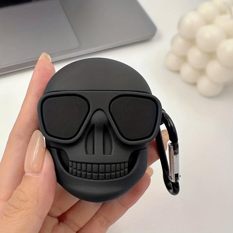 Ốp Bảo Vệ cho Tai Nghe AirPods với Thiết Kế Đầu Lâu Hip Hop, Được Làm từ Chất…