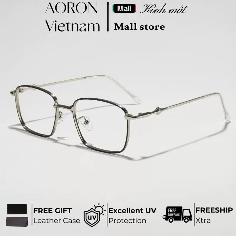 Gọng Kính Vuông Dây Vàng Kính Quang Học Dành Cho Mặt Tròn Bó Sát Thích Hợp Cho Mặt Khỏa Thân Gọng Kính Theo Toa 73097